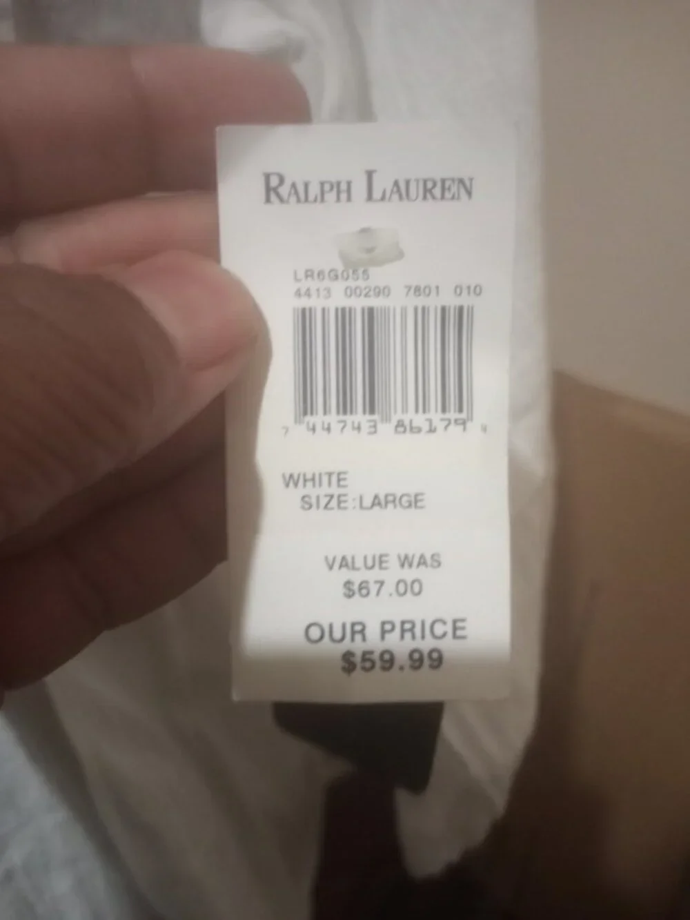 New Lauren Ralph Lauren Woman Blouse Large L White Gauze Pintuck Tunic Top Split - Picture 3 of 13